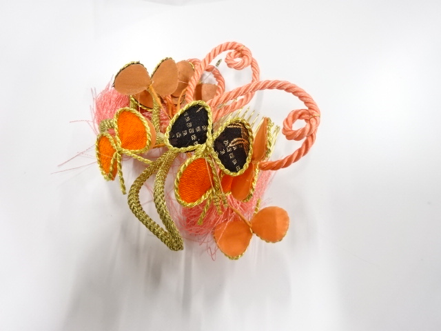 JAPANESE KIMONO / ANTIQUE HAIR ACCESSORY